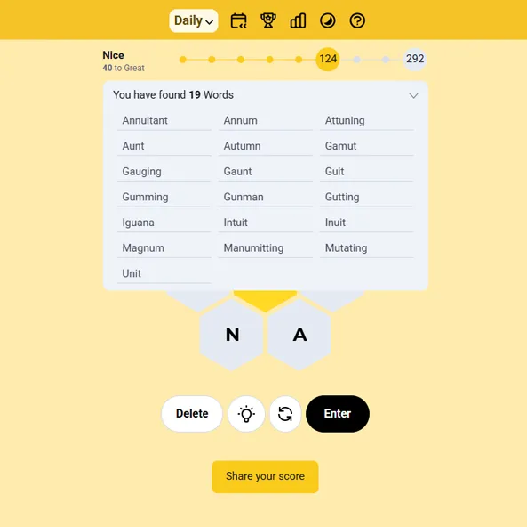 How to Play Spelling Bee Daily Game Step 3